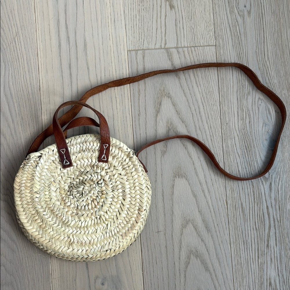 Madewell Tan and Brown Woven Bag